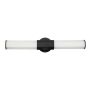 Quintiesse FACET QN-FACET-LED2-BK-BATH Светильник за стена 2x12W/LED 3000k 2160LM IP44