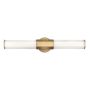 Quintiesse FACET QN-FACET-LED2-HB-BATH Светильник за стена 2x12W/LED 3000k 2160LM IP44