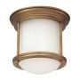 Quintiesse HADRIAN QN-HADRIAN-MINI-F-BR-OPAL Таванен светилник 1x60W/E27 IP44