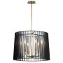 Quintiesse LINARA QN-LINARA-6P-BK Люстра 6x60W/E14