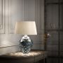 Quintiesse SAMARA QN-SAMARA-TL-BLU Масичка лампа 1x60W/E27+1x7W/GU10 3000K 620LM