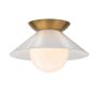 Quintiesse Saucer QN-SAUCER-FM-AB-OPAL Таванен светилник 1x40W/E27 IP20