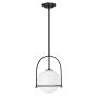 Quintiesse SOMERSET QN-SOMERSET-P-O-BK Висяща лампа 1x60W/E27