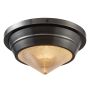 Quintiesse Willard QN-WILLARD-F-S-UBZ-PG Таванен светилник 1x60W/E14 IP20