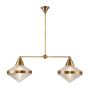 Quintiesse Willard QN-WILLARD-LP2-VBS-PG Таванна лампа 2x60W/E27 IP20