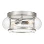 Elstead Lighting QUOIZLE QZ-TRILOGY-FS-BN2 Таванен светилник 2x60W/E27