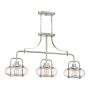 Elstead Lighting QUOIZLE QZ-TRILOGY-ISLE-BN Люстра 3x60W/E27