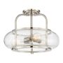 Elstead Lighting QUOIZLE QZ-TRILOGY-SFM-BN Таванна лампа 3x60W/E27