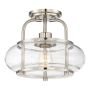 Elstead Lighting QUOIZLE QZ-TRILOGY-SFS-BN Таванна лампа 1x60W/E27