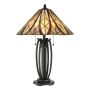Elstead Lighting VICTORY & HOLMES QZ-VICTORY-TL Масичка лампа 2x60W/E27