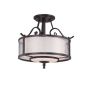 Quoizel ADONIS QZ-ADONIS-SF Таванна лампа 3x60W/E27