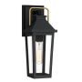 Quoizel Buckley QZ-BUCKLEY-S-MBK Светильник за стена 1x40W/E27 IP44