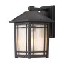 Quoizel Cedar Point QZ-CEDAR-POINT-M-BK Светильник за стена 1x60W/E27 IP44