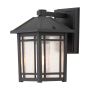 Quoizel Cedar Point QZ-CEDAR-POINT-S-BK Светильник за стена 1x60W/E27 IP44