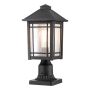 Quoizel Cedar Point QZ-CEDAR-POINT3-M-BK Стойка лампа 1x60W/E27 IP44