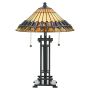 Quoizel CHASTAIN QZ-CHASTAIN-TL Масичка лампа 2x60W/E27