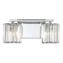 Quoizel Divine QZ-DIVINE2-PC-BATH Светильник за стена 2x3.5W/G9 IP44