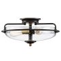 Quoizel Griffin QZ-GRIFFIN-F-C-PNAB Таванен светилник 3x60W/E27