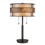 Quoizel LAGUNA QZ-LAGUNA-TL Масичка лампа 2x60W/E27