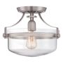 Quoizel PENN STATION QZ-PENN-STATION-F-BN Таванна лампа 1x60W/E27