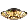 Quoizel Reed QZ-REED-F-VB Таванен светилник 2x60W/E27 IP20