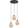Trio BORKA R31263336 Висяща лампа 3x40w/e27 ip20