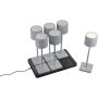 Trio FERNANDEZ R54096677 Масичка лампа 6x1w/led 2700+4000+6000k 130lm ip20