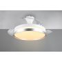 Trio LINDBERG R67382187 Вентилатор 1x40w/led 2700-6500k 4000lm ip20