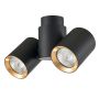 Light Prestige Boston LP-741/2W BK/GD Спот 2x50W/GU10 IP20