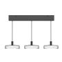 Maytoni Float MOD498PL-L25BK Висяща лампа 3x25W/LED 3000K 2000lm IP20