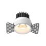 Maytoni Round DL058-7W3K-TRS-W Вградено спот светило 1x7W/LED 3000K 460lm IP20