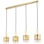 Dar Lighting Savannah SAV0435 Висяща лампа 4x40w/E27