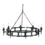 Elstead Lighting SAXON SAX8-BLK Люстра 8x60W/E14