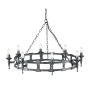Elstead Lighting SAXON SAX8-BLK-SIL Люстра 8x60W/E14