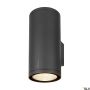 SLV ENOLA ROUND 1003441 Светильник за стена 2x55W/LED 3000/4000K 5400/6000LM IP65