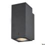 SLV ENOLA SQUARE 1003416 Светильник за стена 1x6W/LED 3000/4000K 500LM IP65
