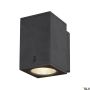 SLV ENOLA SQUARE 1003417 Светильник за стена 1x11W/LED 3000/4000K 980LM IP65