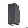 SLV ENOLA SQUARE 1003418 Светильник за стена 2x7.8W/LED 3000/4000K 620/700LM IP65