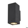 SLV ENOLA SQUARE 1003419 Светильник за стена 2x20W/LED 3000/4000K 1660/1900LM IP65