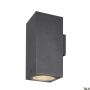 SLV ENOLA SQUARE 1003438 Светильник за стена 2x55W/LED 3000/4000K 5400/6000LM IP65