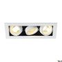 SLV KADUX 115531 Вградено спот светило 3x50W/GU10 IP20