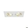 SLV NEW TRIA 1 SET 113891 Вградено спот светило 2x14W/LED 2700K 1160LM IP20