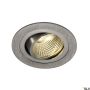 SLV NEW TRIA 1 SET 113906 Вградено спот светило 1x8W/LED 3000K 700LM IP20
