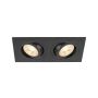 SLV NEW TRIA® 1008510 Вградено спот светило 2x10W/GU10