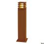 SLV RUSTY 233437 Стойка лампа 1x9W/LED 3000K 90LM IP55