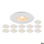 SLV UNIVERSAL DOWNLIGHT 1007272 Вградено спот светило 1x8W/LED 2700K|3000K|4000K|6500K 560lm|610lm|680lm|640lm ip20_ip65