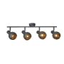 Italux Harley SPL-3480-4-GR-GD Спот 4x40W/E14 IP20