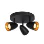 Italux Tino SPL-36748-3R-BK-GD Спот 3x10W/GU10 IP20