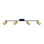 Italux Tris SPL-46829-4-BK-GD Спот 4x10W/GU10 IP20