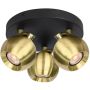 Italux Lafin SPL-45379-3R-BK-GD Спот 3x10W/GU10 IP20